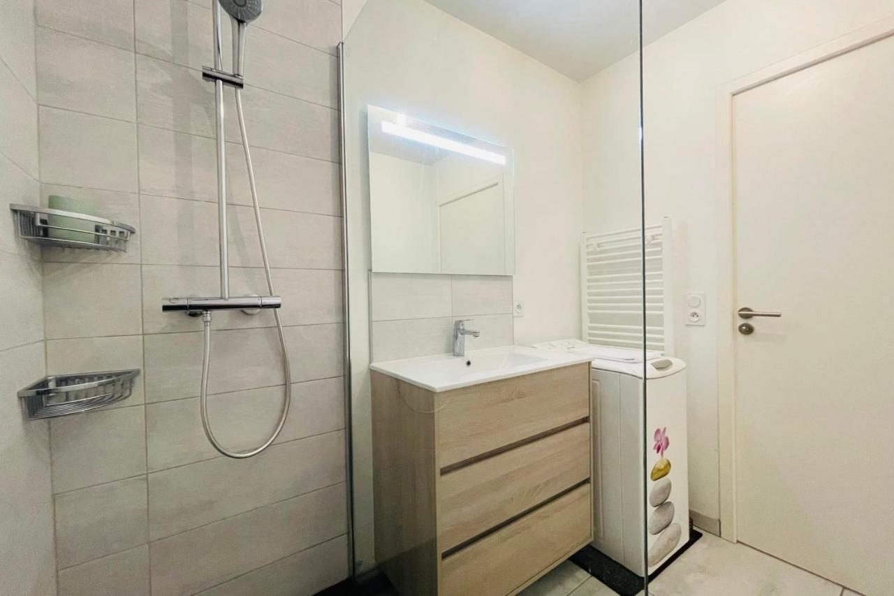 Bright Apartment In A New Building With Garage Тур Экстерьер фото
